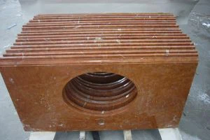 Robes de toilette en marbre Rojo Alicante en marbre